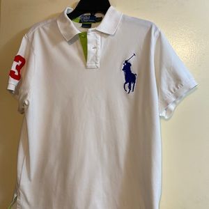 Men Polo shirt by Ralph Lauren white color